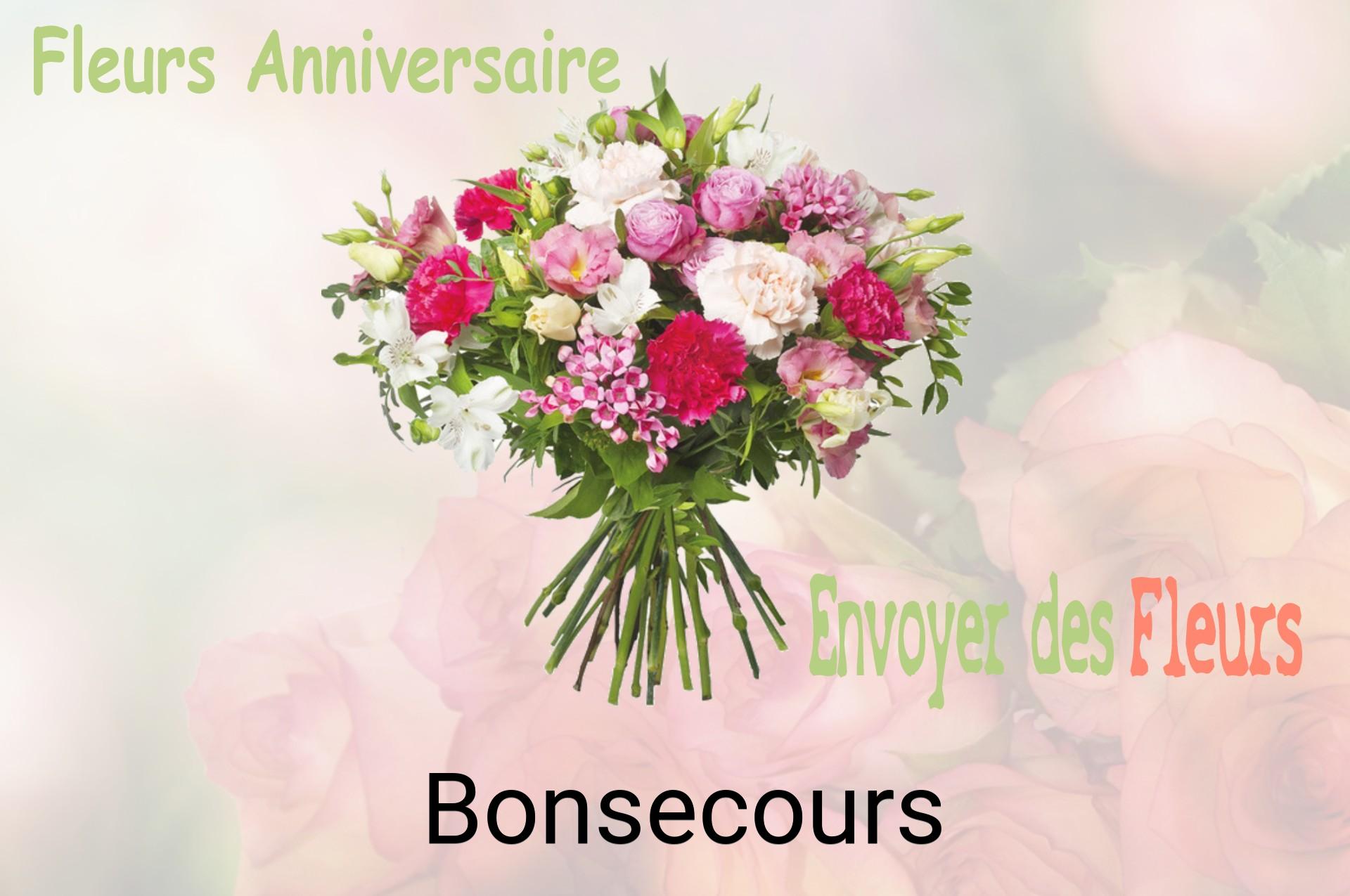 Bouquet de fleurs d’anniversaire livré à Bonsecours
