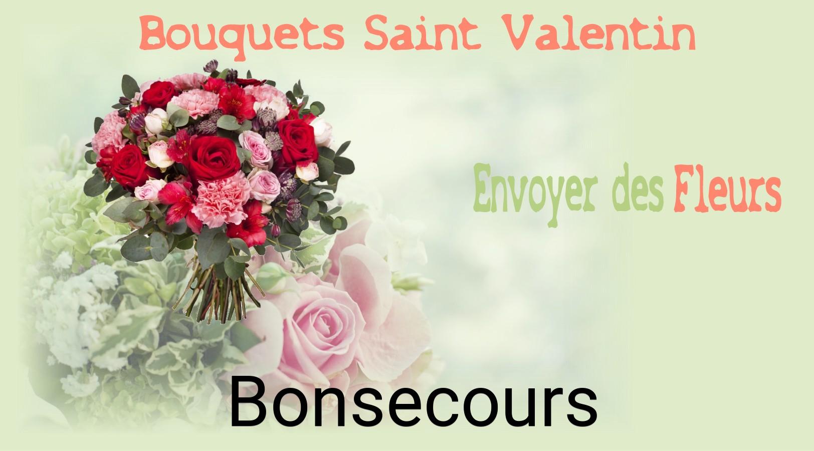 Roses de Saint-Valentin livrées à Bonsecours